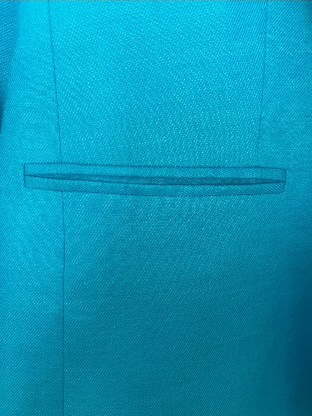 J. Crew Teal Parke single button Blazer, size 18 NWOT